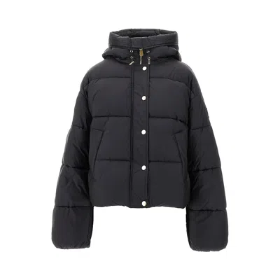 PINKO HOODED NYLON DOWN JACKET