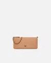 Pinko Horizontal Flat Bag In Leather