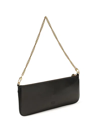 Pinko Horizontal Flat Clutch In Black