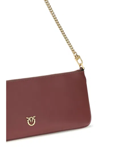 Pinko Horizontal Flat Clutch In Red
