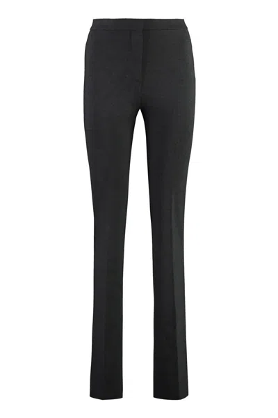 PINKO PINKO HULKA FLARED VISCOSE TROUSERS