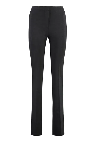 PINKO HULKA FLARED VISCOSE TROUSERS