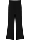 Pinko High-waisted Trousers In Black