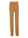 Pinko Tailored Trousers In Brown