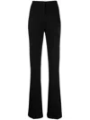 Pinko Black High-waist Tailored Trousers In Black