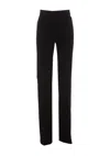 Pinko High-waisted Flared Trousers In Black