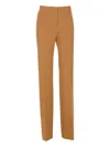 Pinko Tailored Trousers In Brown