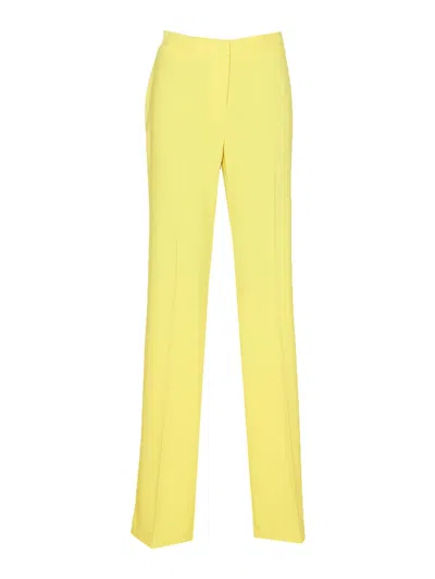 Pinko Trousers In Yellow