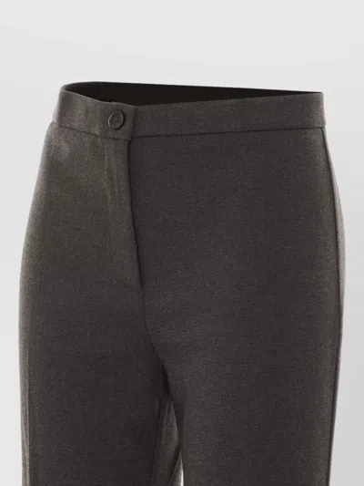 Pinko Hulka Tailored Pants Belt Loops Side Pockets In Black