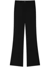 Pinko High-waisted Trousers In Black
