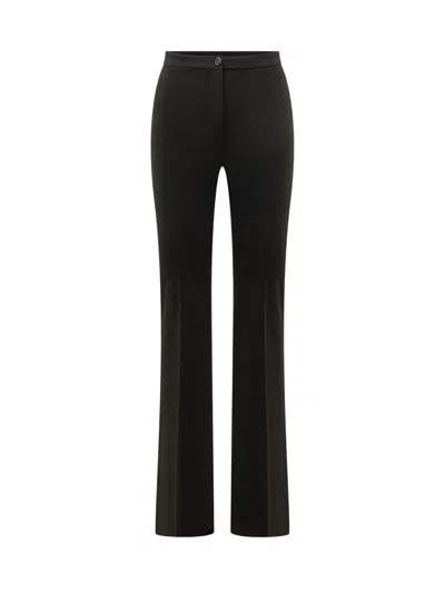 Pinko Hulka Trousers In Nero Limousine