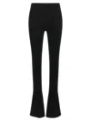 Pinko Black Wool-blend Trousers In Black