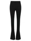 Pinko Black Wool-blend Trousers In Black