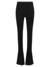 Pinko Black Wool-blend Trousers In Black