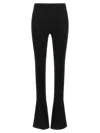 Pinko Black Wool-blend Trousers In Black
