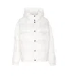 Pinko 'down Jacket With Logo Patch In White
