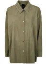 Pinko Ikebana Suede Over Shirt