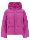 Pinko Impasto Puffer Jackets Purple In Pink