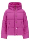 Pinko Impasto Puffer Jackets Purple In Pink