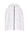 Pinko Indice Glossy Down Jacket In White
