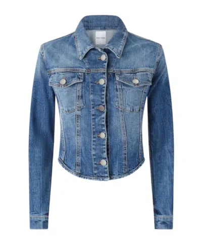 PINKO PINKO DENIM BUSTIER JACKET