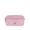 Pinko Ini Camera Bag With Love Birds Motif In Pink