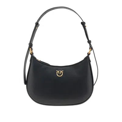 Pinko Ini Love Bag Half Moon In Black