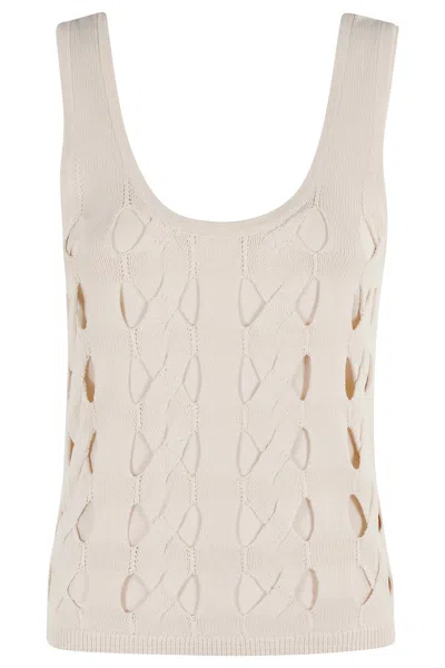 Pinko Derrik Top Trecce In White