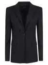 Pinko Flap Pockets Lapels Jacket For In Black