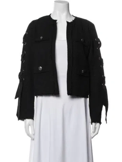 Pre-owned Pinko Jacket In Black