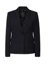 Pinko Linen Blazer Featuring Cut-out Detail