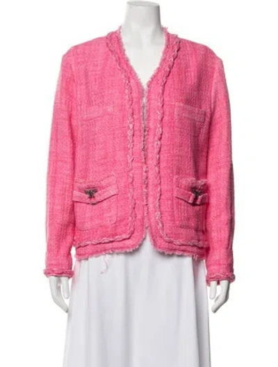 Pre-owned Pinko Jacket In Pink