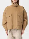 Pinko Jacket  Woman Color Beige In Brown