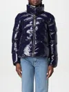 Pinko Mirco Caban Crystal Nylon In Navy