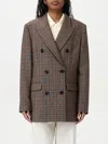 Pinko Blazer  Woman Color Brown In Braun
