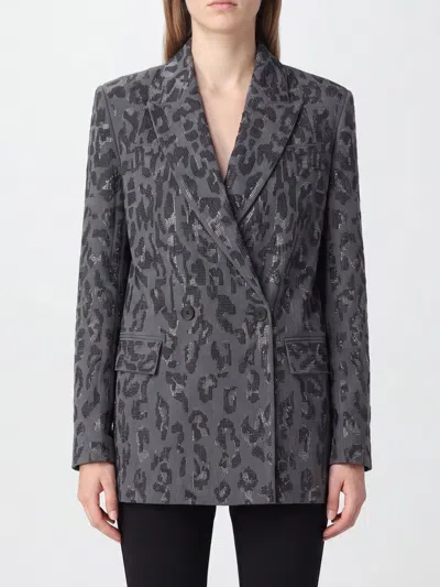 PINKO PINKO JACKET WOMAN COLOR GREY,I71854020