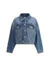 Pinko Distressed Denim Jacket