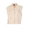 Pinko Beige Gerard Vest With Buttons Closure In Neutral