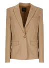Pinko Equilibrato Pantalone Blazer In Brown