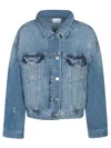 Pinko Veste En Jean Avec Poches Poitrine