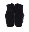 Pinko Joker Vest Sleeveless V-neck Pockets In Black