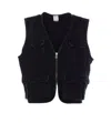 Pinko Joker Vest Sleeveless V-neck Pockets In Black