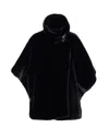Pinko Comodino Cappa Similpelliccia In Black