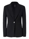 Pinko Black Polyester Suits & Blazer In Black