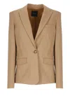 Pinko Equilibrato Pantalone Blazer In Brown