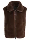 Pinko Brown Polyester Clothing Jackets In Brown