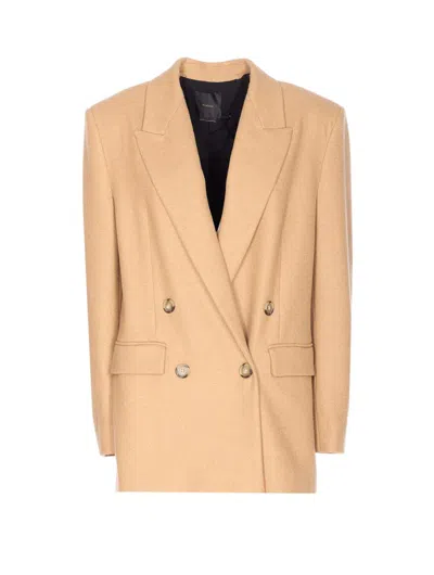 Pinko Tailored Long Sleeve Jacket Pockets In Neutral