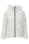 Pinko Indice Glossy Down Jacket In White