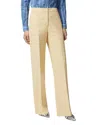 Pinko Jacopone Straight Leg Pants In Beige