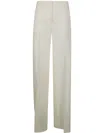 Pinko Jacopone Linen Trousers In Neutral